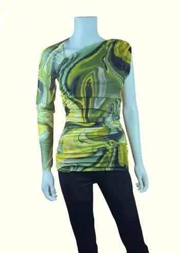 ZARA  Mesh Tule Ruched Pullover Top - Image 6