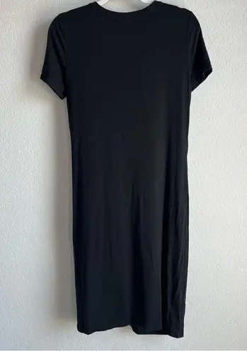 Gap  Women’s M Black Twist-Knot T-Shirt Dress