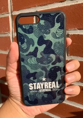 iPhone 8Plus 7Plus Fashion Camouflage Drop Protection Case Green