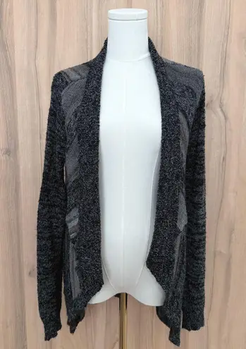 BKE Womens Cardigan Sweater Size M Gray Open Front Soft Knit Boho Cozy Capsule