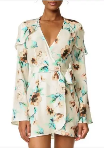 Stone Cold Fox Stone Cold Fox Giselle Floral Robe Mini Dress Size 1