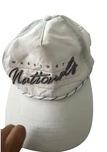 WASHINGTON NATIONALS MLB Unisex Throwback Retro Baseball Hat Cap White