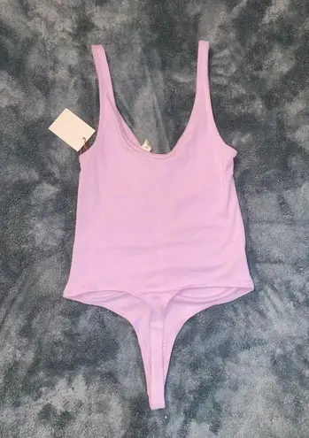 Open Edit Light Purple Tank Top Body Suit NWT