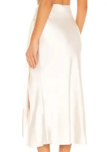 L'Academie NWT - Revolve - L’Academie Elegant Cream Satin Skirt