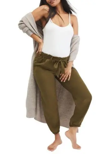 Motherhood Maternity NWT Underbelly Olive Charmeuse Jogger Pants Women’s Large