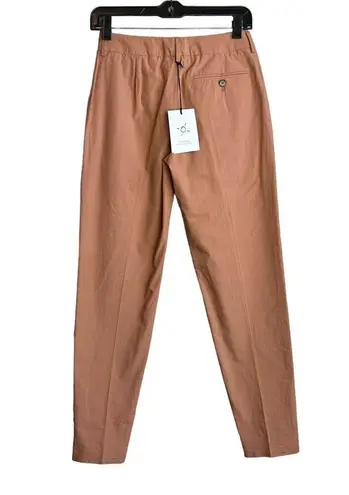 PAUL SMITH PANTS WOMENS 36 IT / 0 US Trousers Brown Tapered Leg NEW