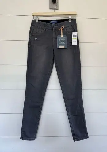 Democracy Women’s 4 Grey Ab Solution Booty Lift Jegging New