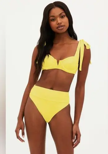Beach Riot Core Collection Bikini Bottom Lemon Yellow, Size Medium , $118