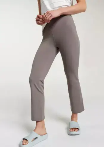 Calia Pants Women XXL NWT Dark Grey Essentials High Rise Cropped Flare