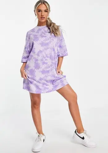 The North Face  Lilac Tie Dye T-Shirt Dress