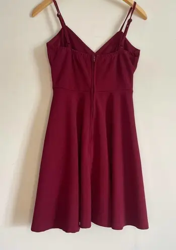 Jun & Ivy  Maroon Dress Size Small​​​​​​​​​​