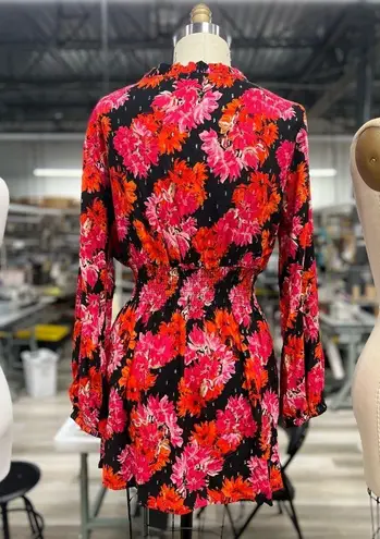 Rose + Olive Floral Minidress L