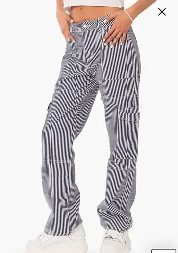 Edikted  Stripe Out Cargo Pants - Image 2