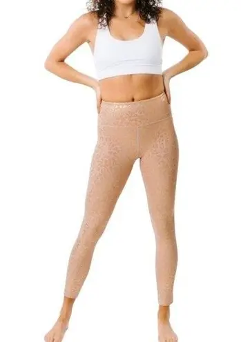 Zyia NWT Active Gold Leopard Light N Tight Hi-Rise 7/8 Legging Size 4 | Small