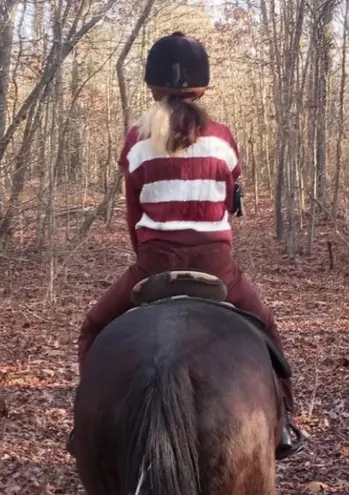 SO Sweater vest small oversized knit pull over sweater layering preppy equestrian thumbnail 1