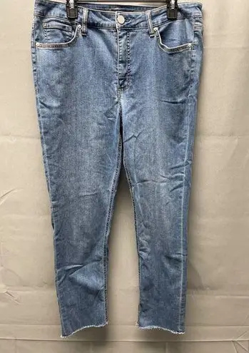 Seven 7 Women's Blue Jeans, High Rise, Slim Straight, Stretch Size 14 SKU 4048