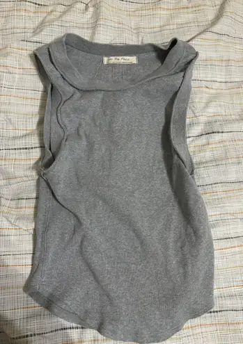 Free People Gray Tank Top