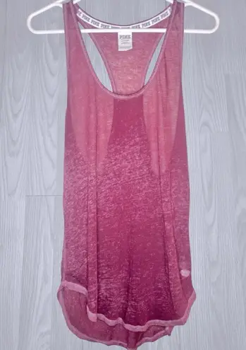 PINK - Victoria's Secret  Women’s Mesh Lightweight Racerback Tank Top
