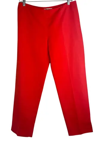 Emilio Pucci Firenze Made in Italy Orange Red Straight Leg Pants EU 40 US 6-8