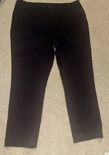 Ralph Lauren  Vintage Black Cotton Pants 20W