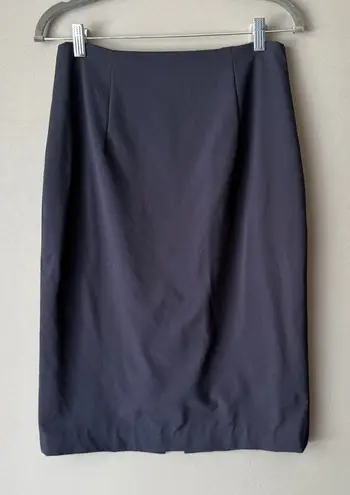 Ellen Tracy Women's pencil midi Skirt, Size 6, Dark Blue