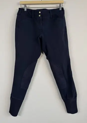 Equine Couture Horse Riding Schooling Breech Navy Embroidered Women’s 30 Pants