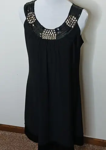 Taboo black sequined midi dress size XL
