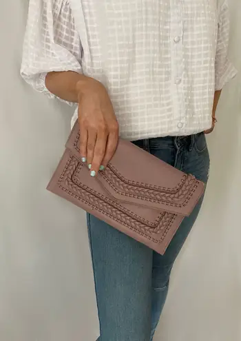 NWT Mauve Clutch