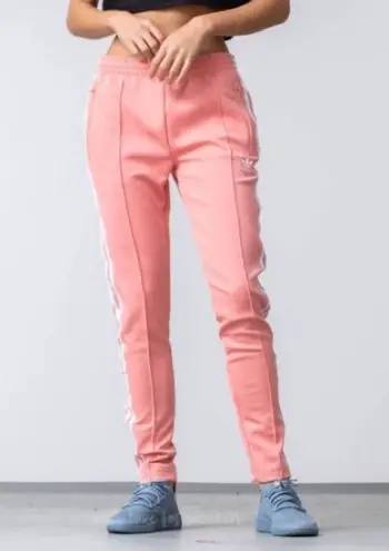 Adidas  || Peach Track Pants Joggers Medium