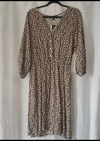 Banana Republic  NWT leopard print dress