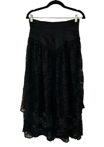 Flamingo Vintage Black Lace Corset Skirt Size 9/10