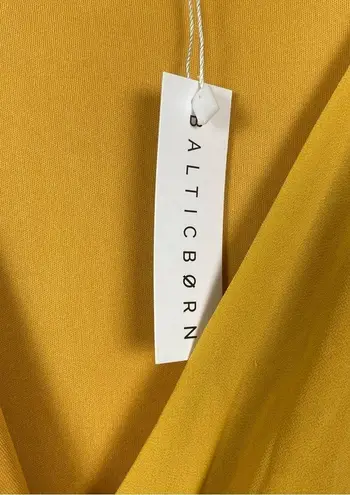 Baltic Born Mustard Yellow Celine Maxi Dress Sz.2X NWT