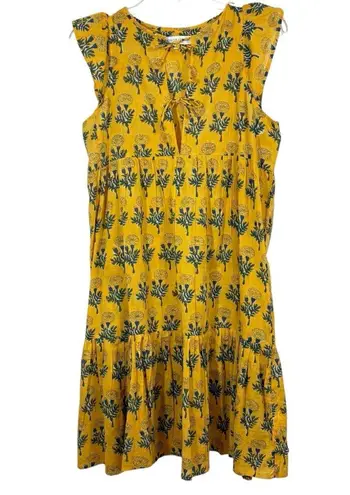 EMERSON FRY INDIA COLLECTION marigold yellow angel dress M L Size M