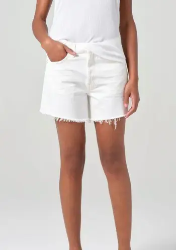 AGOLDE  PARKER LONG SHORT
IN PANNA COTTA - Image 1