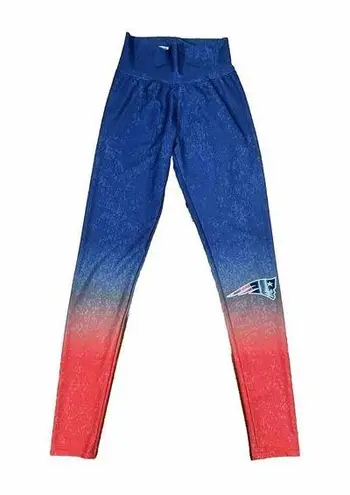 NFL New England Patriots Womens Leggings  Team Apparel Blue Red Small