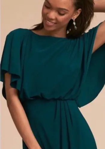 BHLDN Forest Green Maxi Dress