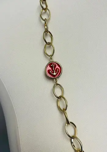 Catherine's Loop Chain Anchor Necklace