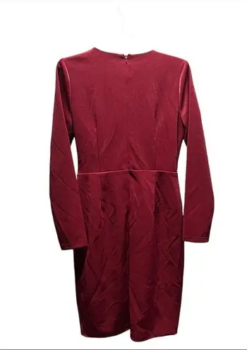 Julia Jordan Women Red Evening Faux Wrap Dress, New with Tags