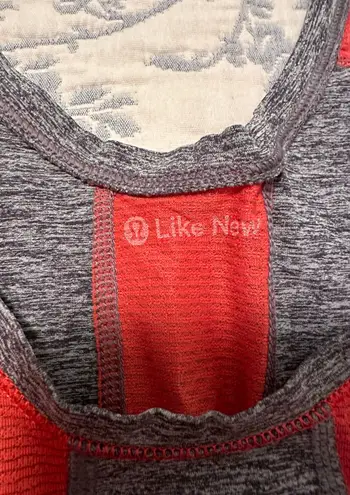 Lululemon Orange & Grey Tank Top Size 2