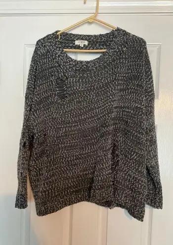 Umgee Boutique Distressed Sweater