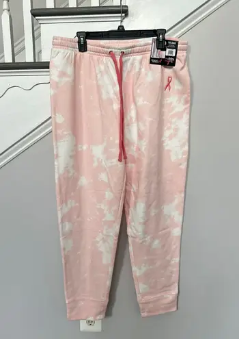 Rails Susan Komen Women s Size 2XL Pink Tie Dye Jogger Pants Ramona Warrior