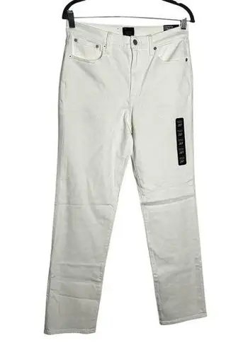 J.Crew Factory Essential Straight Jean in White All Day Stretch Size 28 Tall