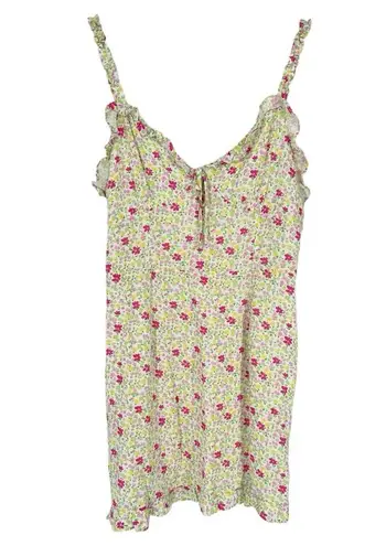Charlie Holiday Fable Dress size 6 in Festive Floral Light Sleeveless NWT Ruffle
