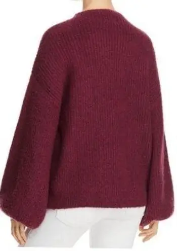 Lost + Wander NWT  Balloon Sweater Size Medium/Large Plum $80