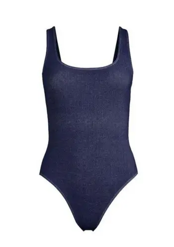 ONIA  NWT Scoop Back One Piece Swimsuit Size Medium In Dark Wash Swimwear