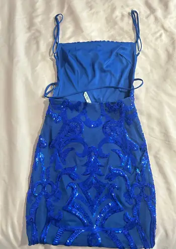 Lucy in the Sky Blue Sequin Dress