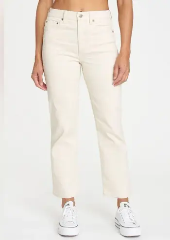 NWT DAZE STRAIGHT UP IN RAW CUT Jeans Color Bone/Cream/Neutral Size 27 Tan