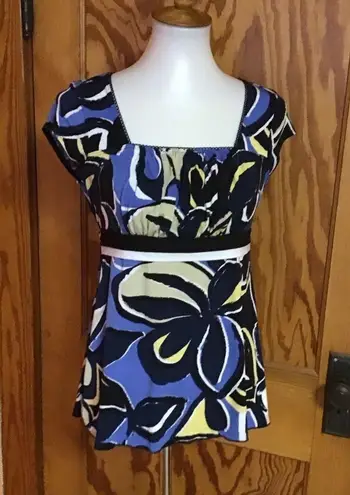 Retro Y2K bright floral top