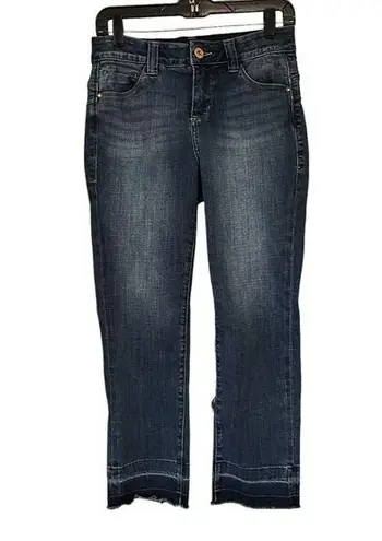 Jag jeans JAG Mid Rise Straight Leg Let Down Raw Hem, Sz 4/26