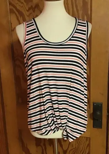 Christian Siriano slouchy striped tank top Size M